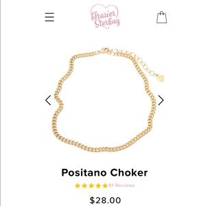 NWT Frasier Sterling Jewelry Positano Choker